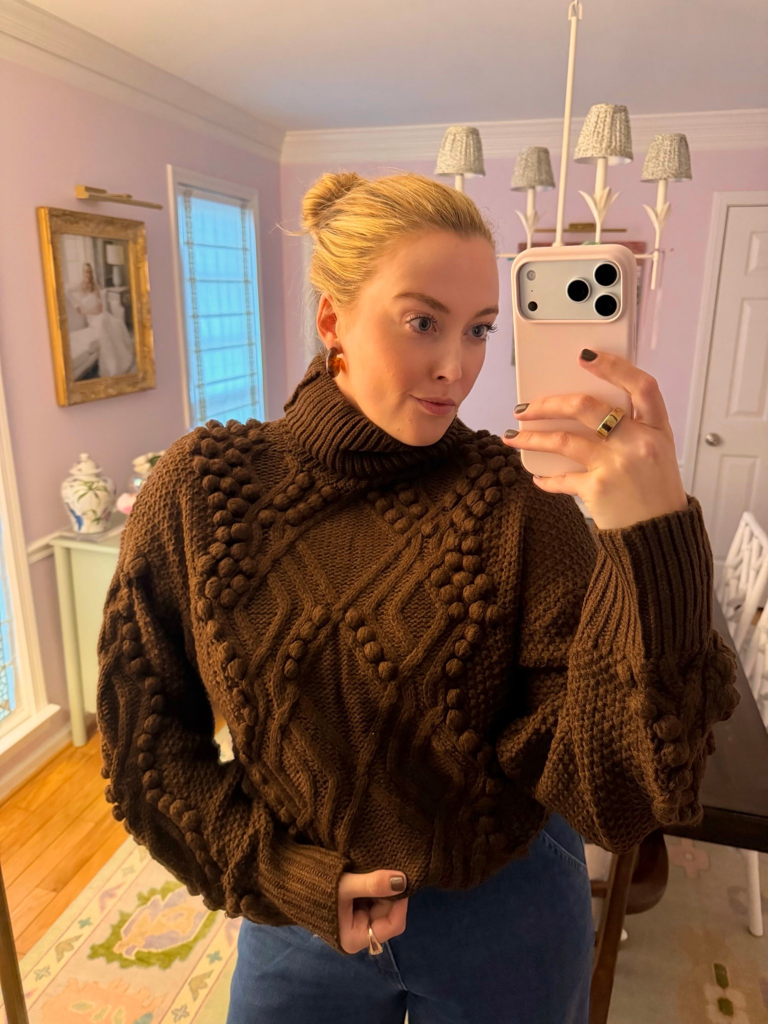 Obsessed with the texture of this chic turtleneck ❤️‍🔥 

#LTKHoliday #LTKSeasonal #LTKStyleTip