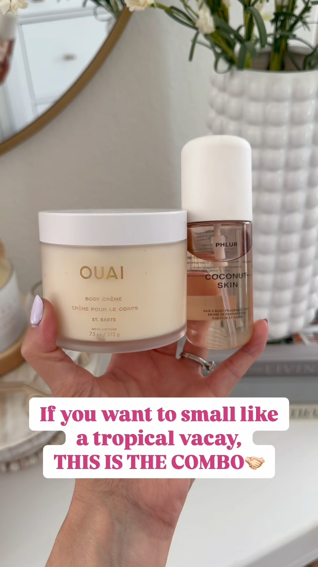 This combo smells like a tropical vacation in the best way!!! I grabbed this perfume during the Sephora sale and have been absolutely loving it. It has a coconut scent that is amazing!!!

#LTKFindsUnder50 #LTKFindsUnder100 #LTKBeauty