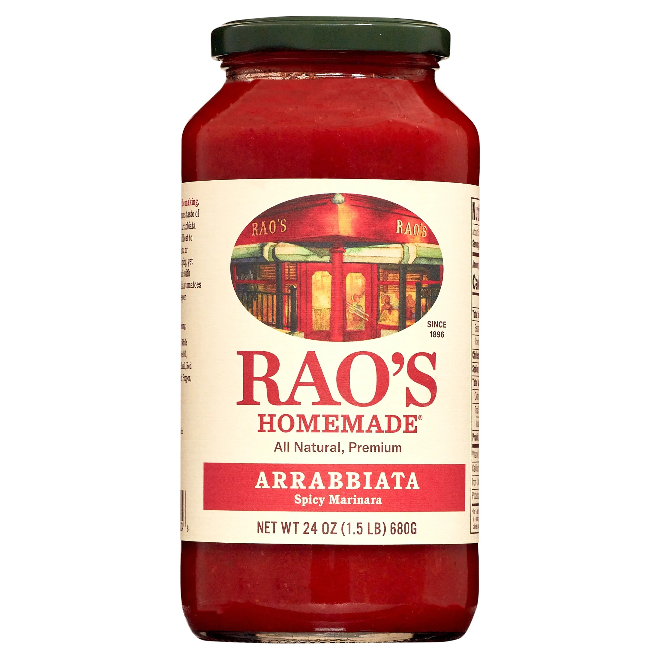 Rao's Homemade Arrabbiata Sauce | 24 oz | Spicy Tomato Sauce | Pasta Sauce | Carb Conscious, Keto... | Walmart (US)