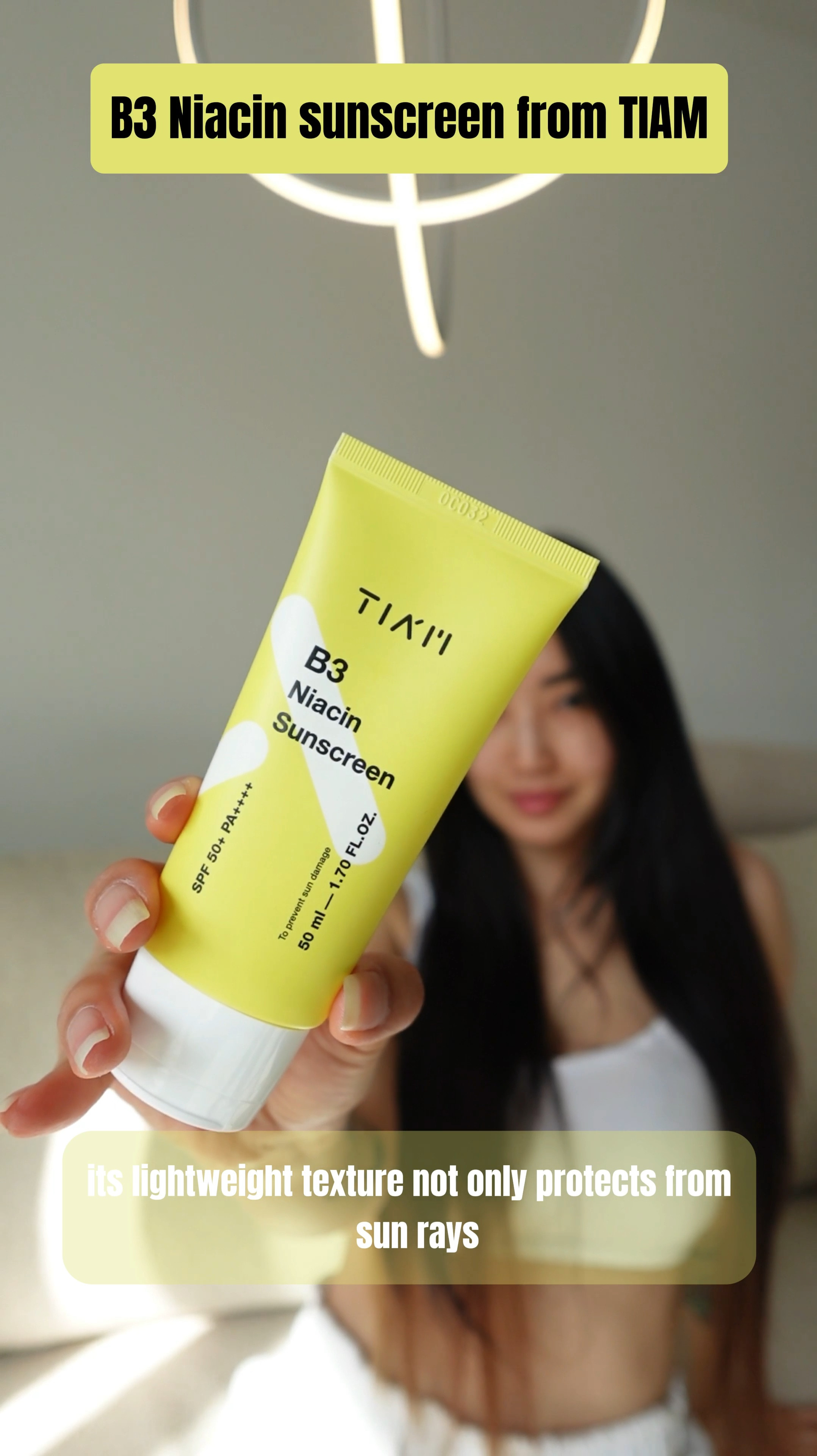 💛

1. Multi-function sunscreen by Niacinamide benefits(remove dark spots and slow the signs of aging) and daily use chemical sunscreen 
2. Lightweight almost, airy textured sunscreen without no residue and no piling 
3. For all skin type, its non-irritation (Tested by Dermatologist)  and no white cast.
4. Triple Brightening solution by ingredients : Niacinamide, Alpha Arbutin, Tranexamic Acid
5. Korean sunscreens are renowned for their effectiveness, and as a Korean skincare brand, our B3 Niacin sunscreen is a trustworthy product. 


#LTKVideo #LTKBeauty