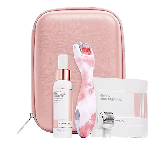 BeautyBio GloPro Facial Tool w/ Extra Facial Roller Head - QVC.com | QVC