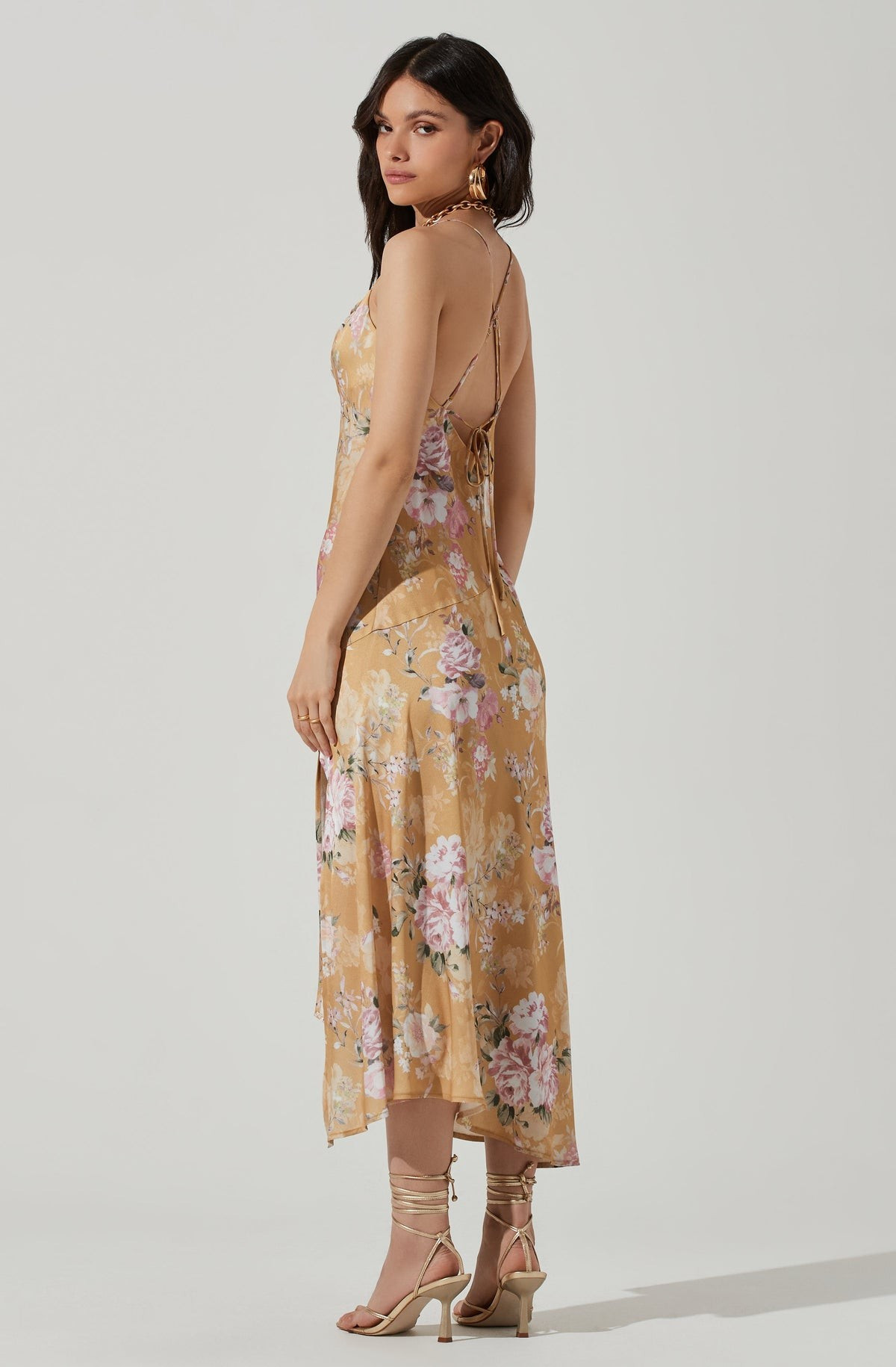 Gaia Floral Midi Dress | ASTR The Label (US)