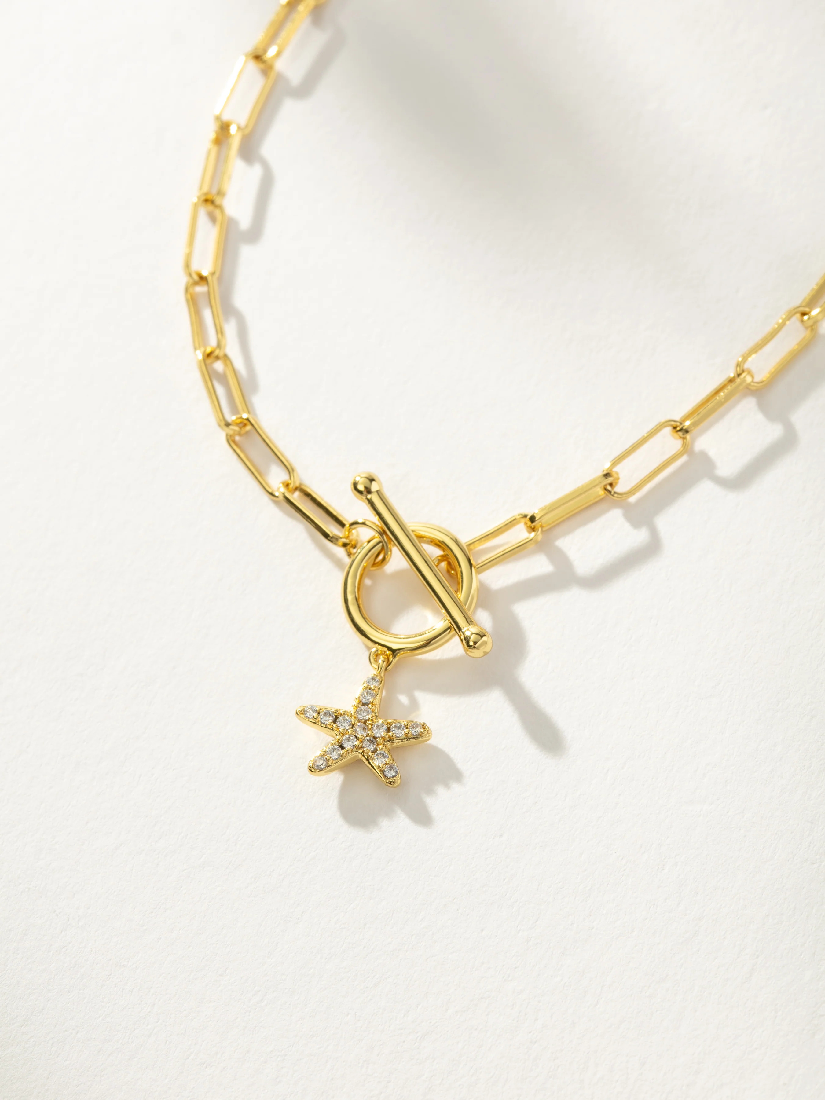 Gold and Silver Starfish Pendant and Chain Necklace | Uncommon James | Uncommon James