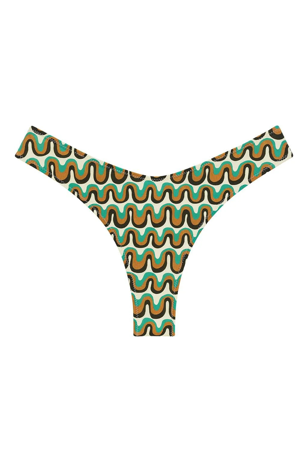 Groovy Lulu (Zig-Zag Stitch) Bikini Bottom | Montce