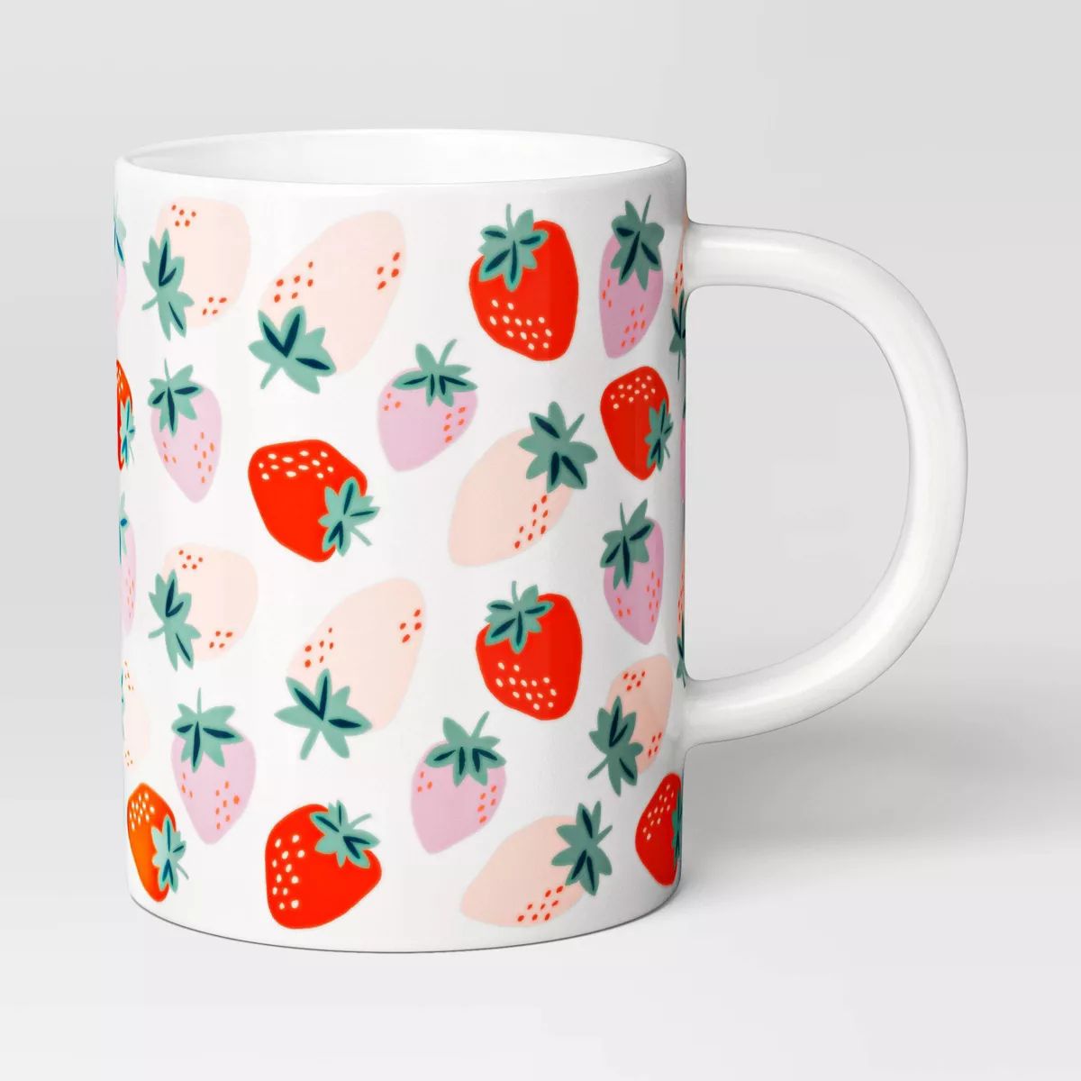 16oz Scattered Strawberries White - Room Essentials™ | Target