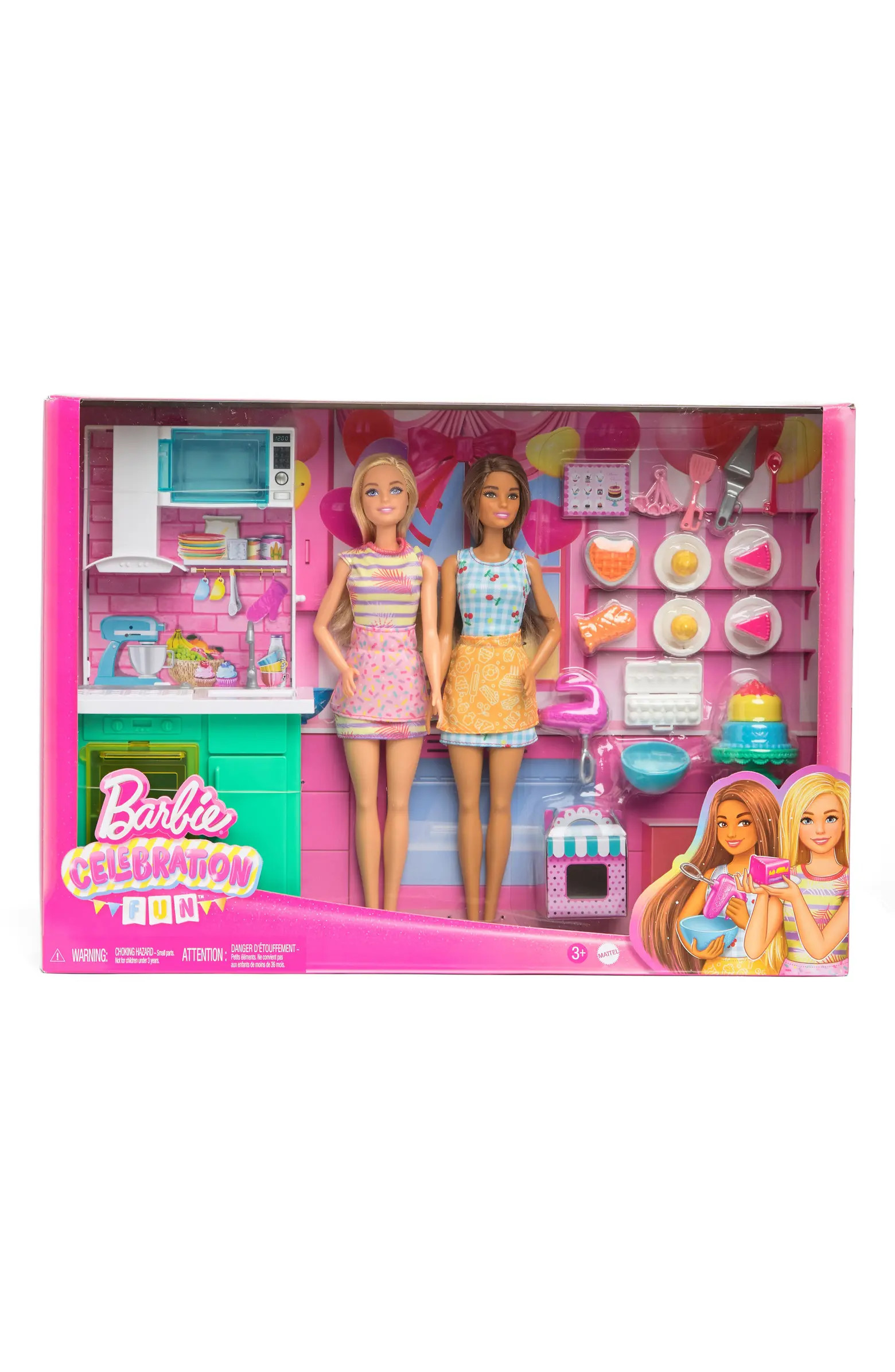 Barbie Celebration Fun Friends Baking Party Birthday Capsule Doll Set | Nordstrom
