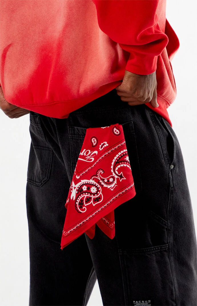 FORD Red Paisley Bandana | PacSun
