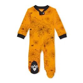 Spider Webs Organic Cotton Matching Pajamas - Newborn | Burts Bees Baby