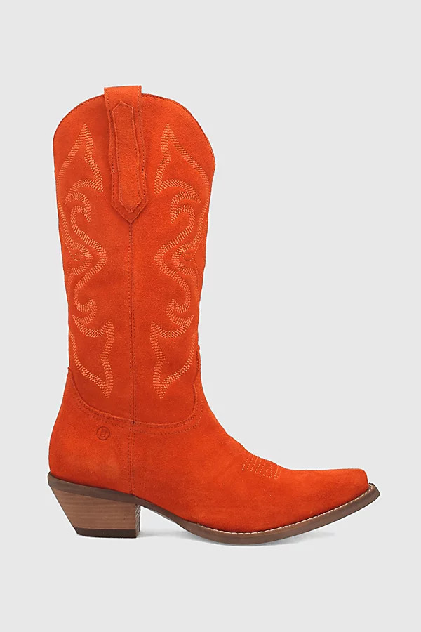 Dingo Out West Leather Boot in Orange, Women's at Urban Outfitters | Urban Outfitters (US and RoW)