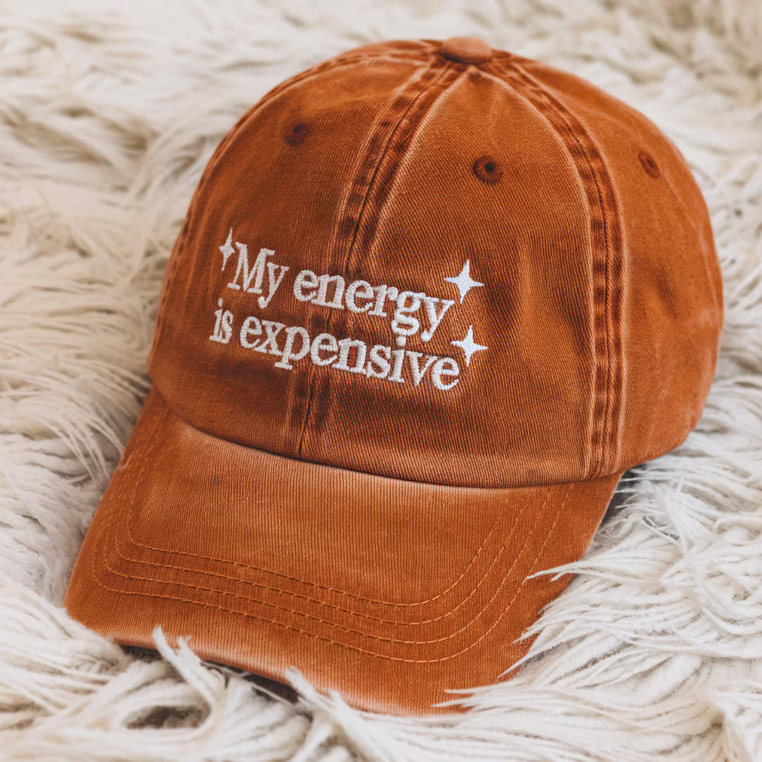 My Energy is Expensive Embroidered Hat, Showgirl Baseball Cap, Showgirl Era Hat, Gift for Fans, A... | Etsy (US)