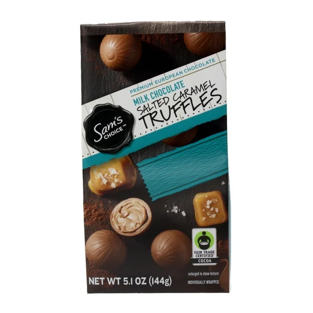 Sam’s Choice Milk Chocolate Salted Caramel Truffles, 5.1 oz - Walmart.com | Walmart (US)