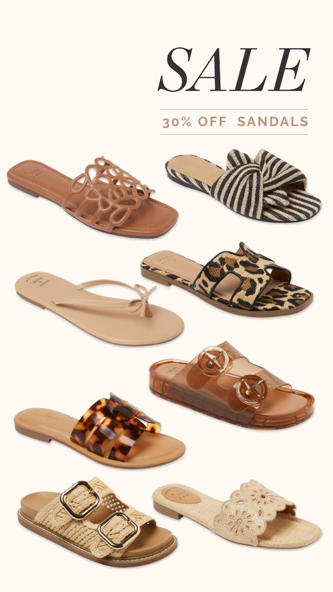30% off the cutest summer sandals!

#LTKgrwm #LTKSeasonal #LTKSaleAlert