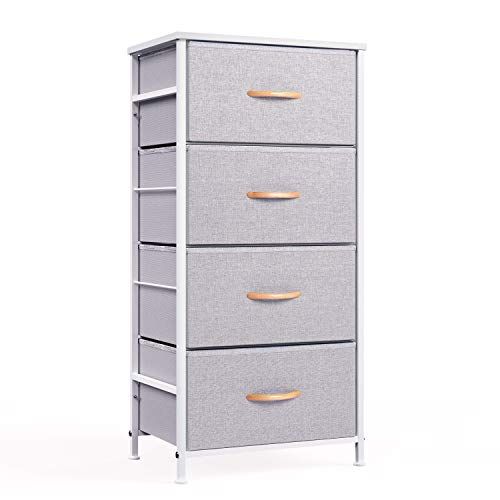 ROMOON 4 Drawer Fabric Dresser Storage Tower, Organizer Unit for Bedroom, Closet, Entryway, Hallway, | Amazon (US)