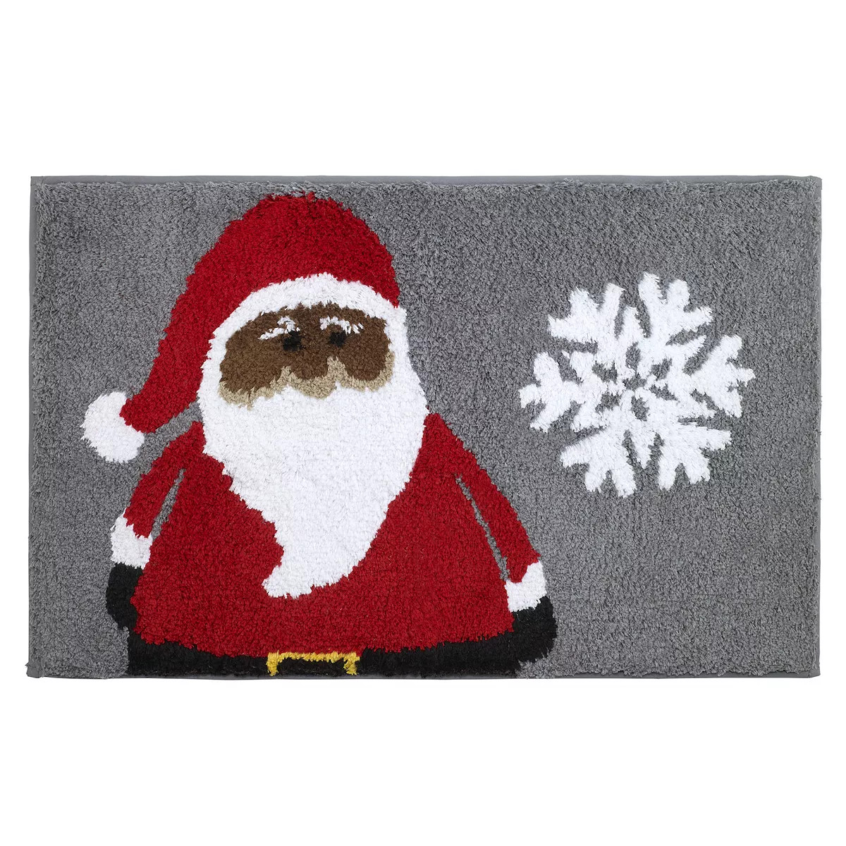 Avanti Santa Claus & Snowflake Bath Rug | Kohl's