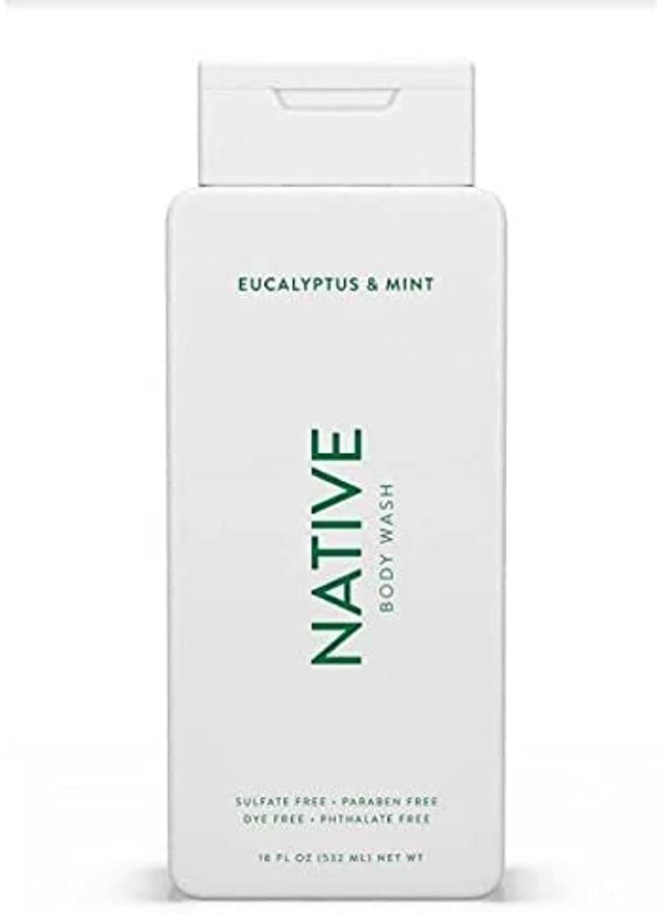 Native Body Wash - Eucalyptus & Mint - 11.5 oz (340ml), Hydrating | Amazon (US)