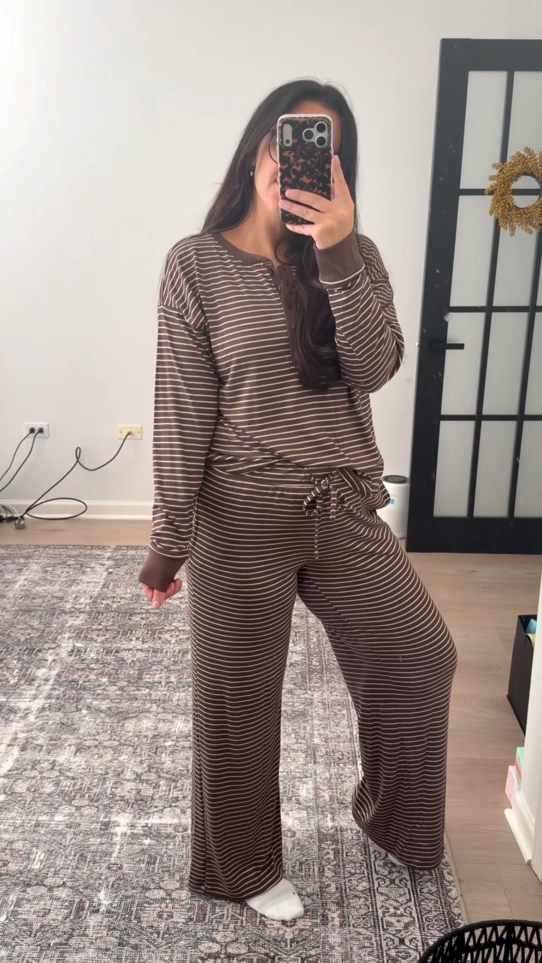 Striped lounge sets under $26 from WALMART that look way more expensive than they are!!! I LOOOOVE a good set and these will be perfect for fall! I love the wide-leg fit, and easy matching pieces for fall.  

 #LTKxWalmart

#LTKSeasonal #LTKSaleAlert #LTKootd