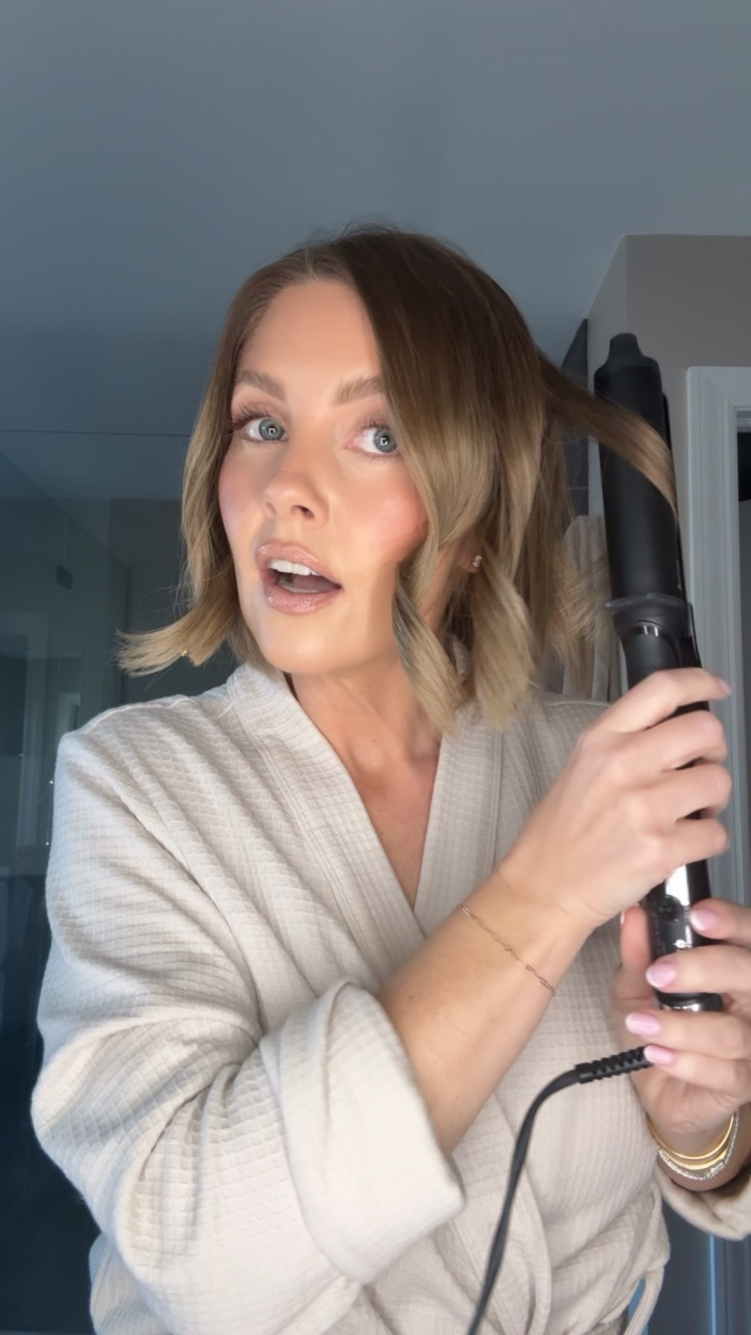Short bob hair curling tutorial 💗 I use a 1.25” curling iron

#LTKBeauty #LTKgrwm #LTKmorningroutine