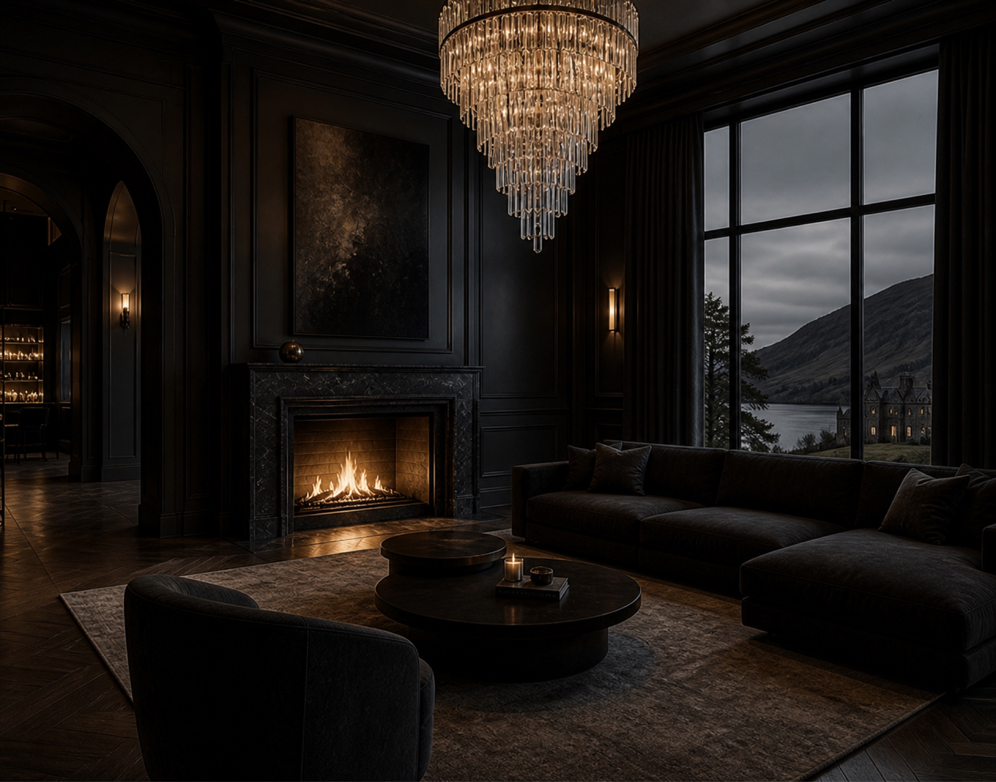 Low light. Strong presence.

A room that doesn’t ask for attention—it holds it. The fire, the shadow, the weight of the materials… everything here is intentional, nothing excessive.

Minimal pieces. Maximum impact.

This is what luxury feels like when it’s stripped back to its essence.
Shop the details.

#darkluxury
#modernestate
#moodyinteriors
#luxurylivingroom
#minimalistluxury
#fireplacedesign
#highendinteriors
#ltkhome
#curatedspaces
#interiorinspo
#elevatedliving
#luxurydecor

#LTKHome #LTKvlog
