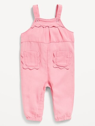 Scallop-Trim Overalls for Baby | Old Navy | Old Navy (US)