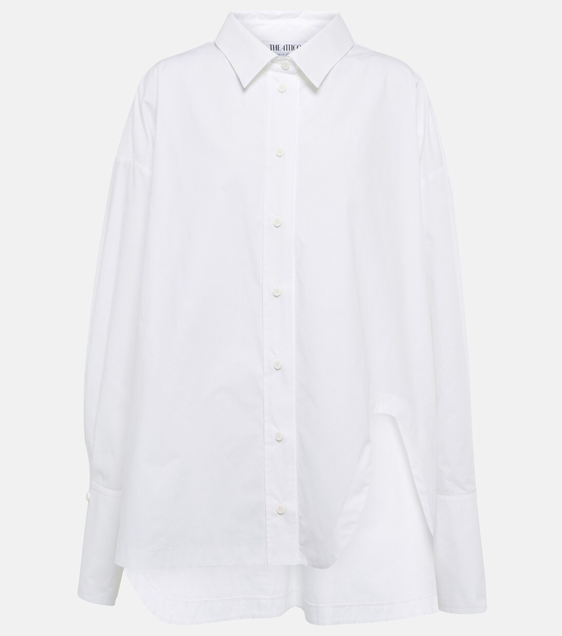 Asymmetric cotton poplin shirt | Mytheresa (US/CA)