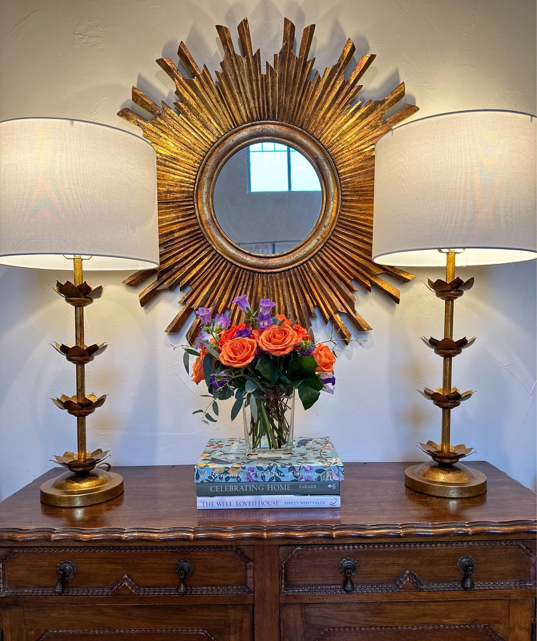 My mirror and lamps look expensive but are so reasonably priced!! And on sale!!

#LTKhome #LTKsalealert