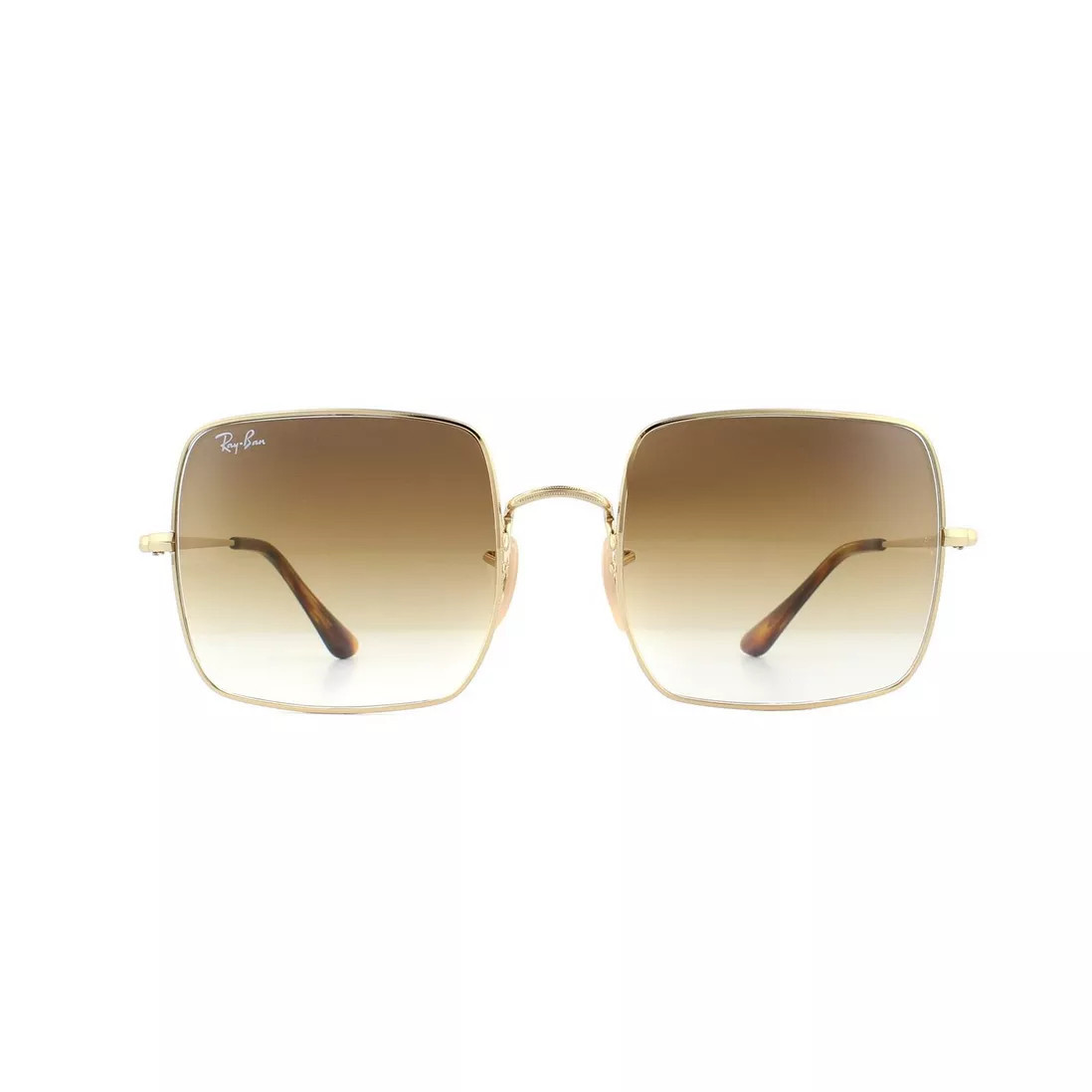 Square Gold Light Brown Gradient Square RB1971 Sunglasses | Debenhams UK