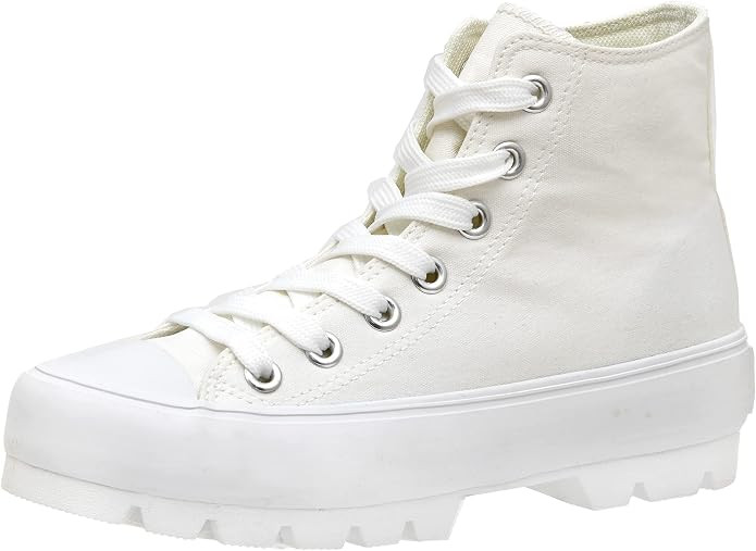 CUSHIONAIRE Women's Vespa high top Canvas Sneaker +Memory Foam | Amazon (US)