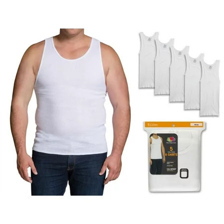 Fruit of the Loom Men s A-Shirts Tank Tops Tanks Undershirts | Walmart (US)