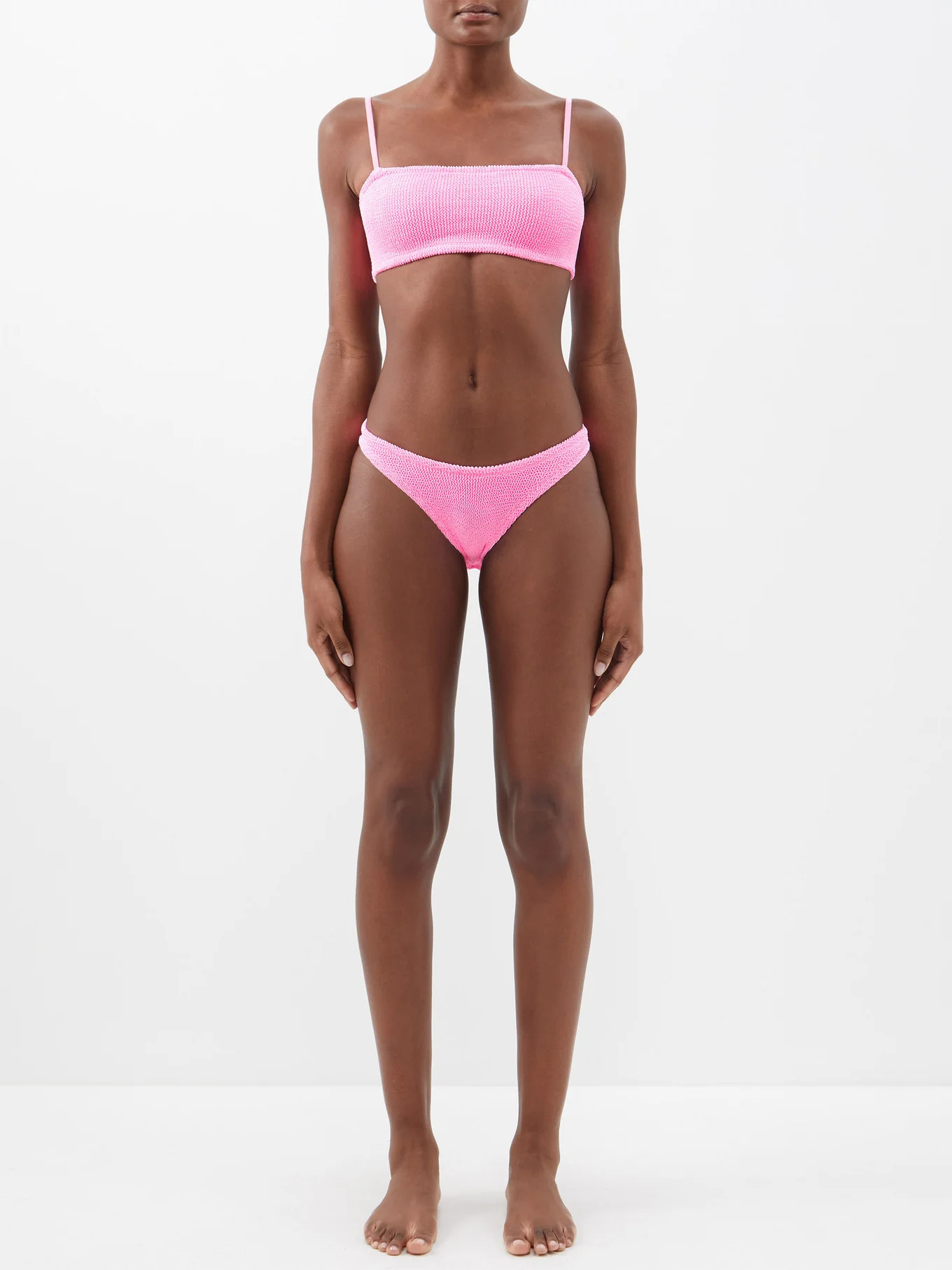 Gigi crinkle-knit bikini | Matches (UK)
