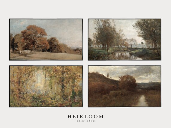 Samsung Frame TV Art | Fall Landscape | Thanksgiving Art | Autumn Art | DIGITAL Art | Etsy (US)