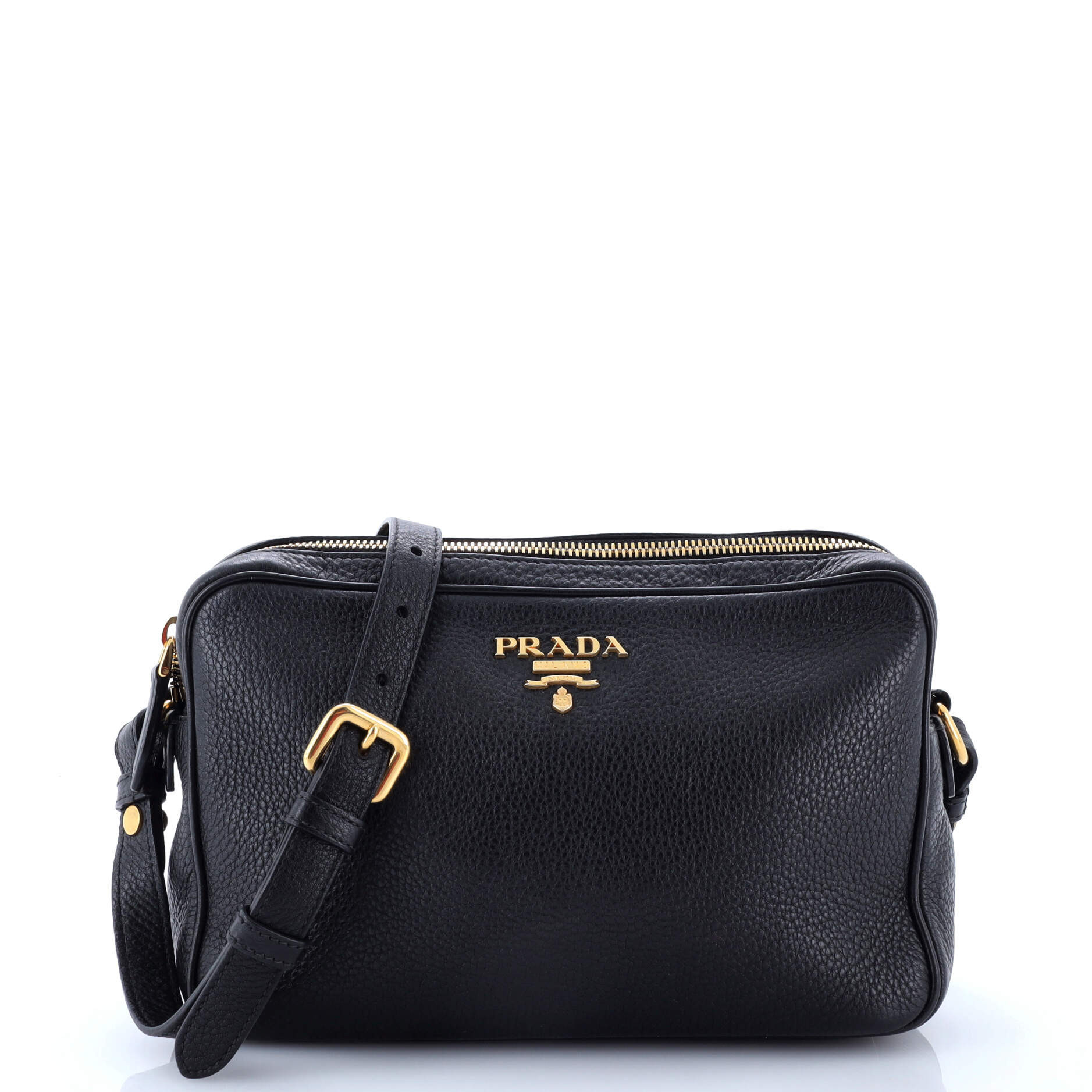 Pre-Loved Prada Double Zip Camera Bag Vitello Phenix Medium | Zulily