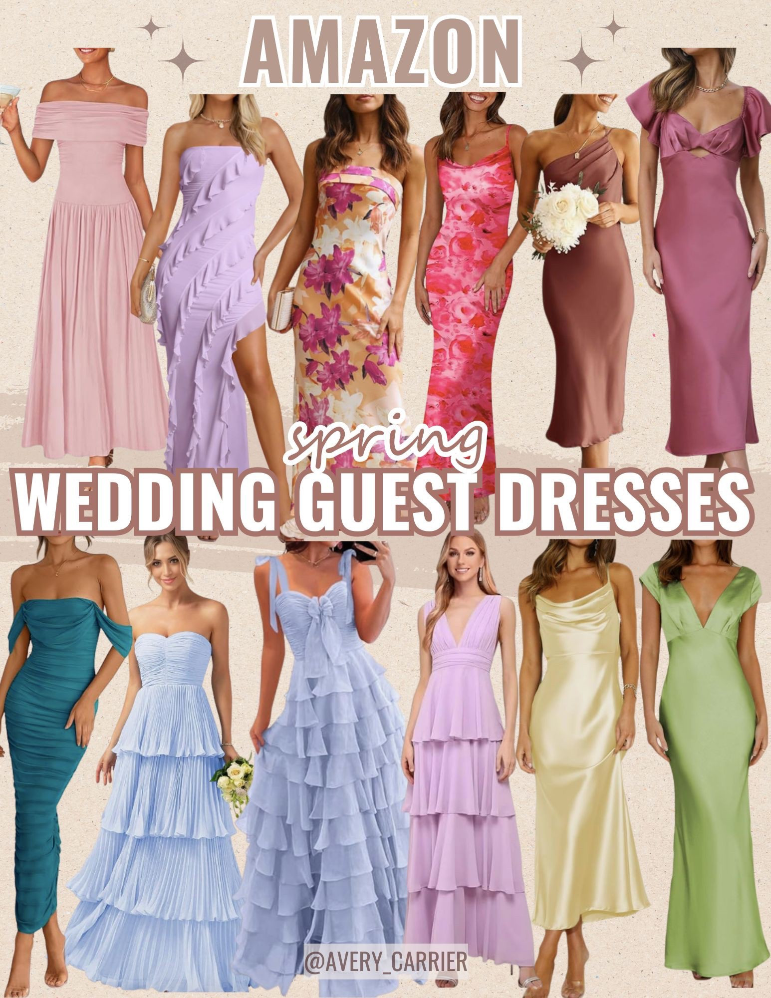 Wedding guest dresses from Amazon for spring or summer formal events. Maxi and midi dresses 

#LTKFindsUnder100 #LTKParties #LTKWedding