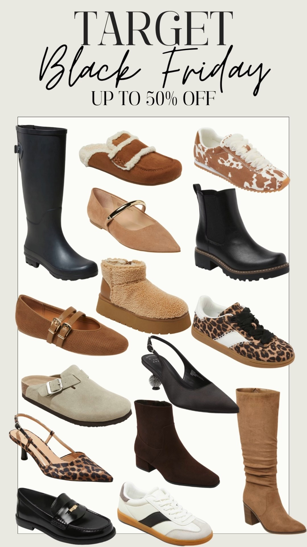 ENDS SATURDAY❣️ Shoe sale up to 50% off at Target. Treat yourself to the cutest pair of shoes. 

#LTKCyberWeek #LTKFindsUnder50 #LTKmomlife