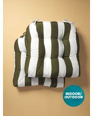 2pk 20x20 Indoor Outdoor Striped Seat Cushions | HomeGoods