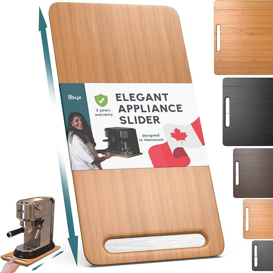 Ibyx Elegant Sliding Tray for Your Coffee Maker & Heavy Kitchen Appliances - Patent Pending - Stu... | Amazon (US)