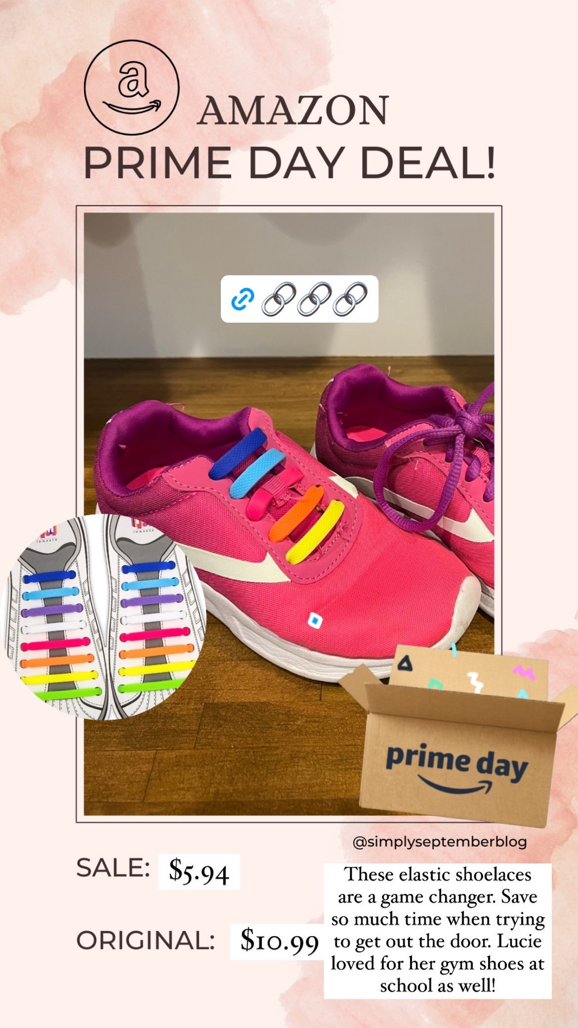These rainbow elastic shoelaces are ideal for my daughter’s tennis shoes. Highly recommend. 



#LTKkids #LTKxPrimeDay #LTKsalealert