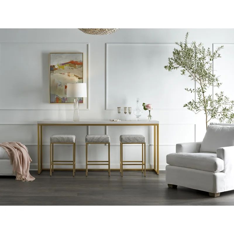 Everman 82'' Console Table and Stool Set | Wayfair North America