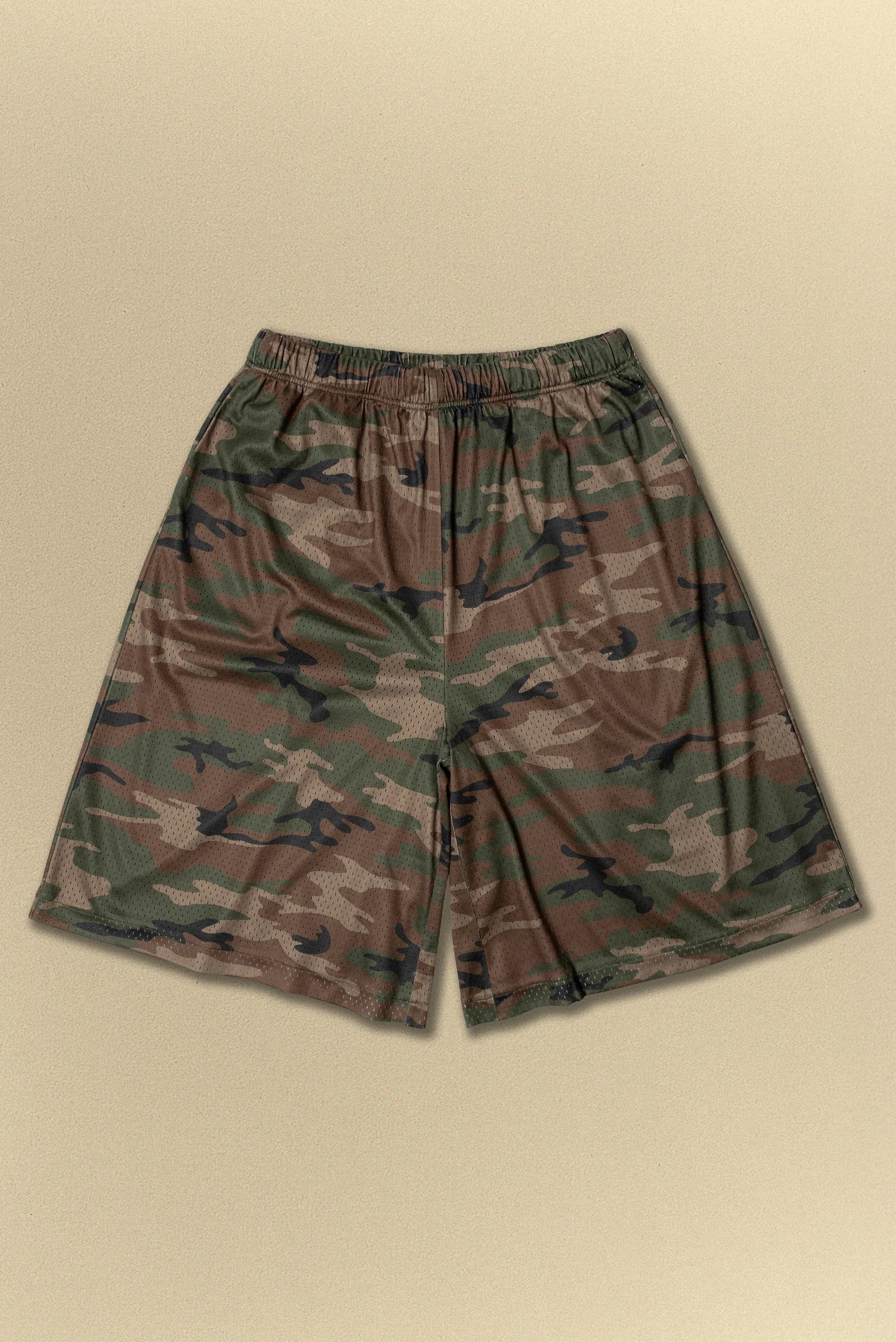 BAGGY MESH SHORT CAMO / M | Elwood Clothing