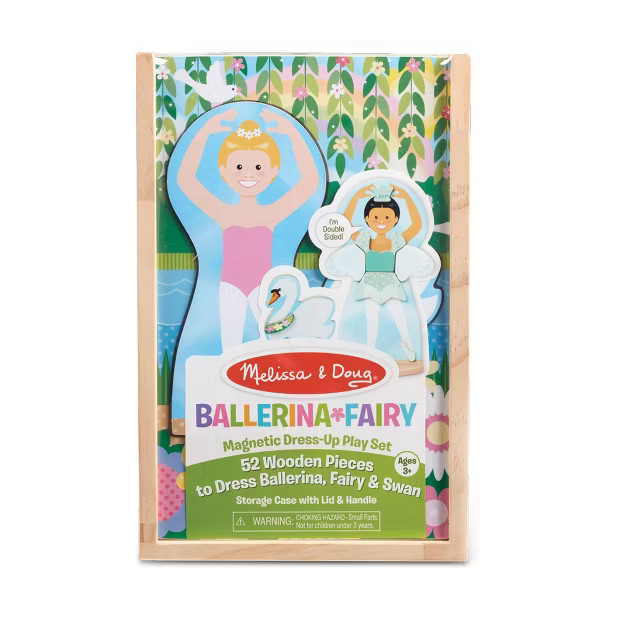 Melissa & Doug Magnetic Dress-Up Play Set - Ballerina/Fairy | Target