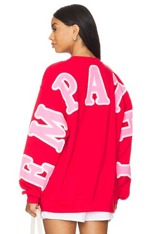 The Mayfair Group Empathy Always Crewneck in Red from Revolve.com | Revolve Clothing (Global)