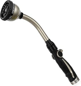 RESTMO Watering Wand Heavy Duty, Metal Garden Hose Wand with 10 Spray Patterns, 15-Inch Long Hose... | Amazon (US)