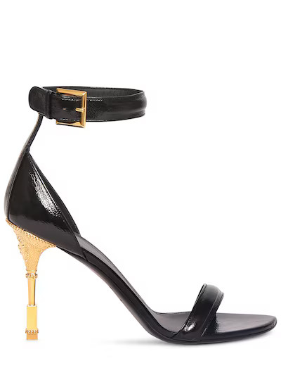 95mm Moneta patent leather sandals | Luisaviaroma