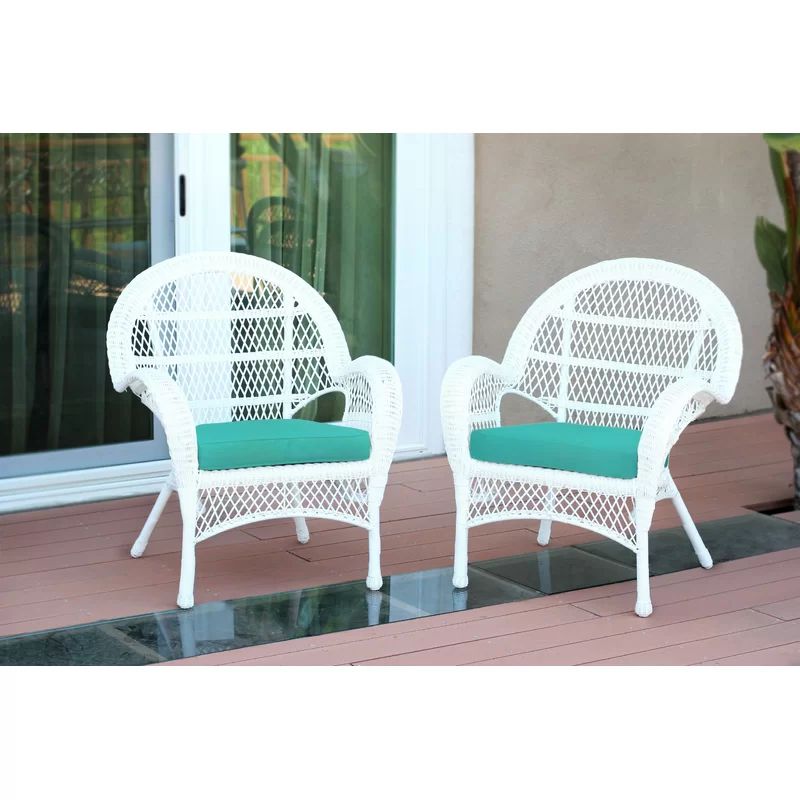 Maltby Wicker Patio Chair with Cushions | Wayfair North America
