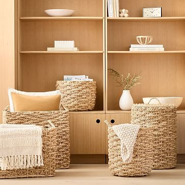 Braidy Seagrass Baskets | West Elm | West Elm (US)