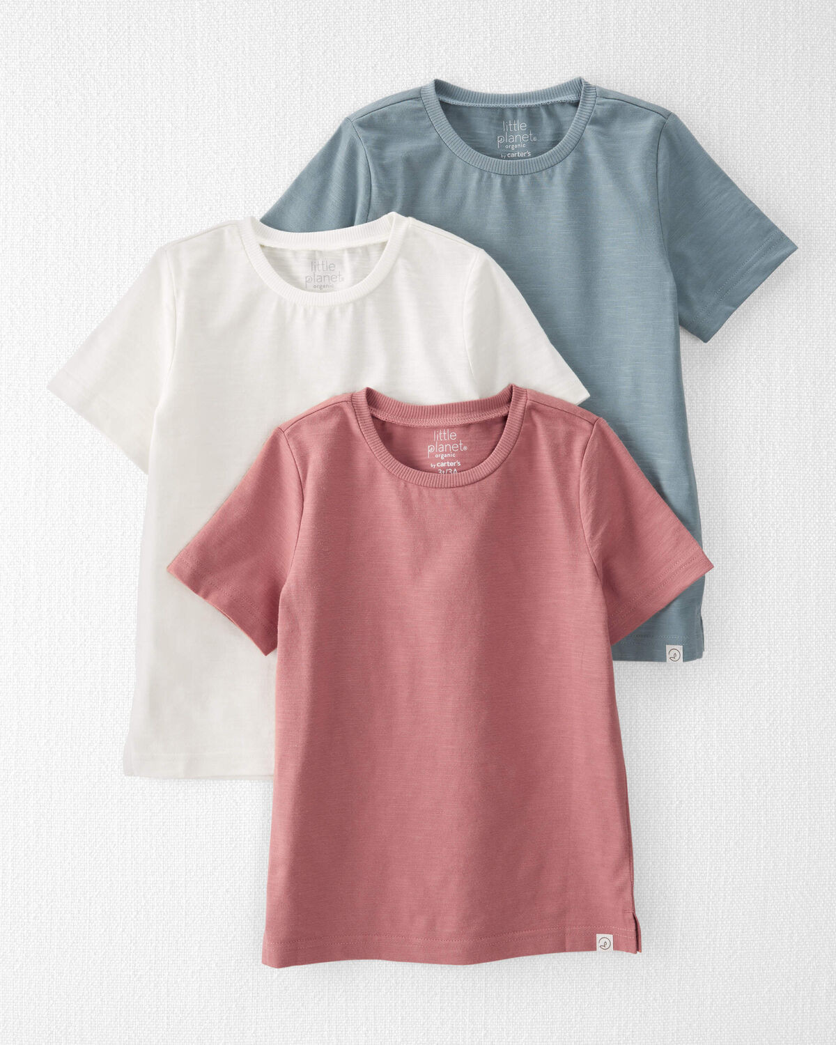 Toddler 3-Pack Organic Cotton T-Shirts | Carter's Inc