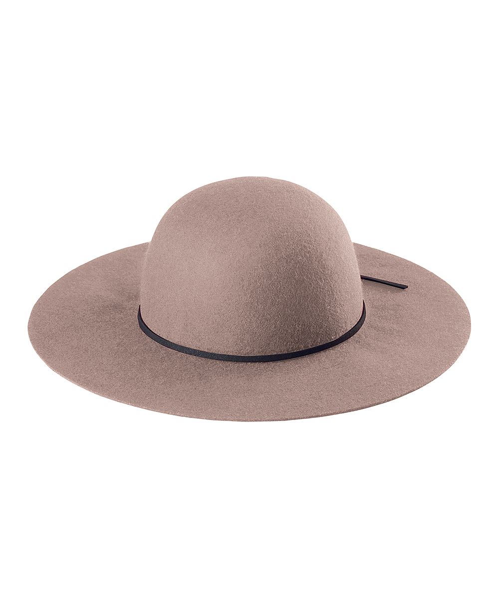 San Diego Hat Company Women's Winter Hats CAMEL - Camel Wool Floppy Hat | Zulily