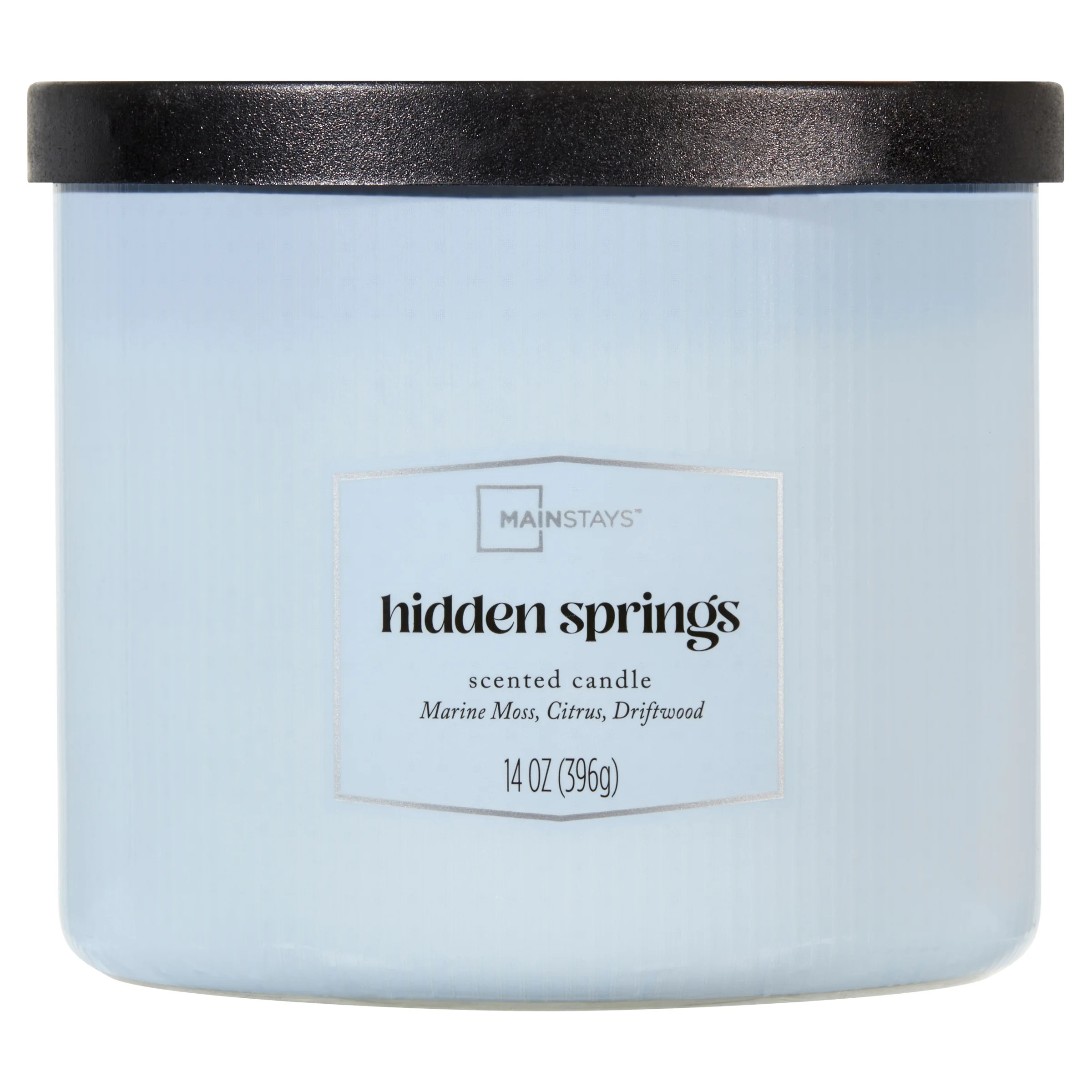 Mainstays 3 Wick Textured Wrapped Hidden Springs Candle, 14 Ounce - Walmart.com | Walmart (US)