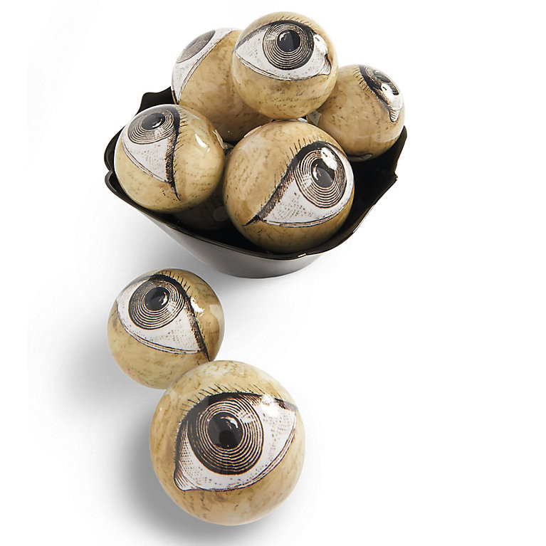Eyeball Orbs, Set of Eight | Grandin Road