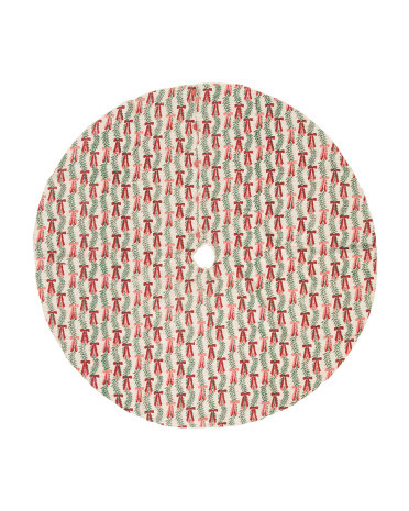 Bow Printed Tree Skirt | TJ Maxx