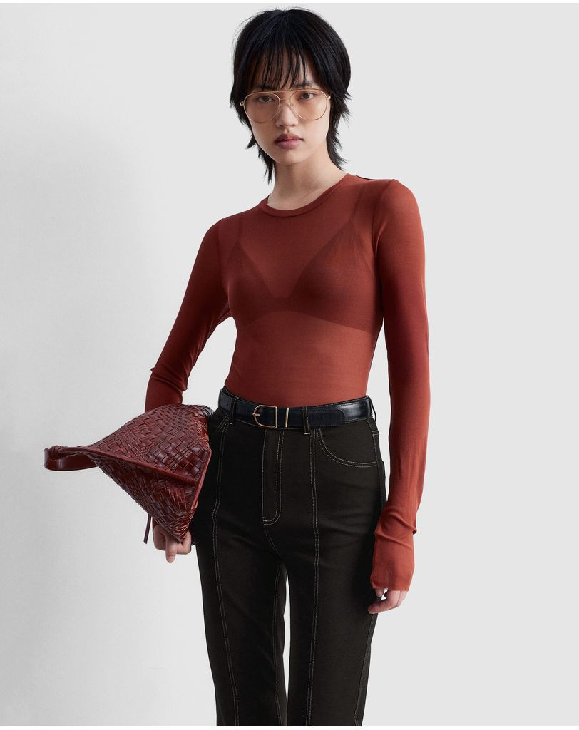 Sheer Silk Top | THE ICONIC (AU & NZ)